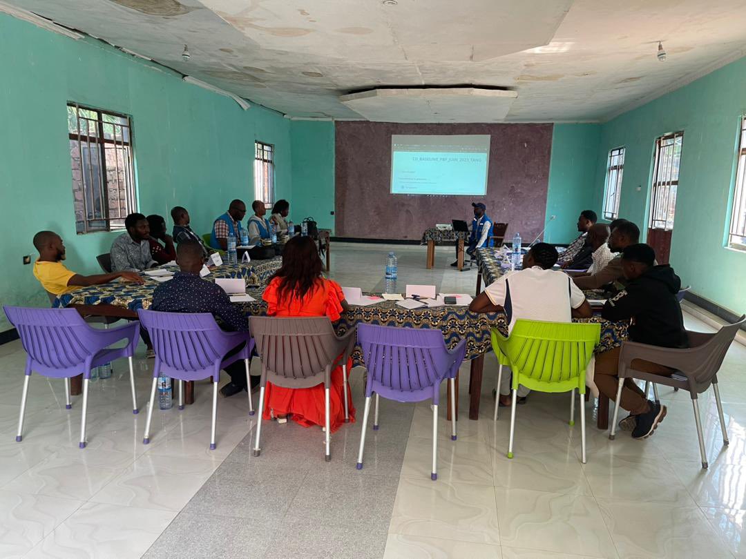 MonniCathie's tweet photo. 📍A Nuynzu🇨🇩, 
Evaluation a mi-parcours du projet PBF, acces equitables aux ressources avec UNICEF, HCR et FAO/ Formation des enqueteurs à Nyunzu du 16 au 19 juillet 2024 aux outils de collecte de données. https://t.co/l7rNQk7WrP