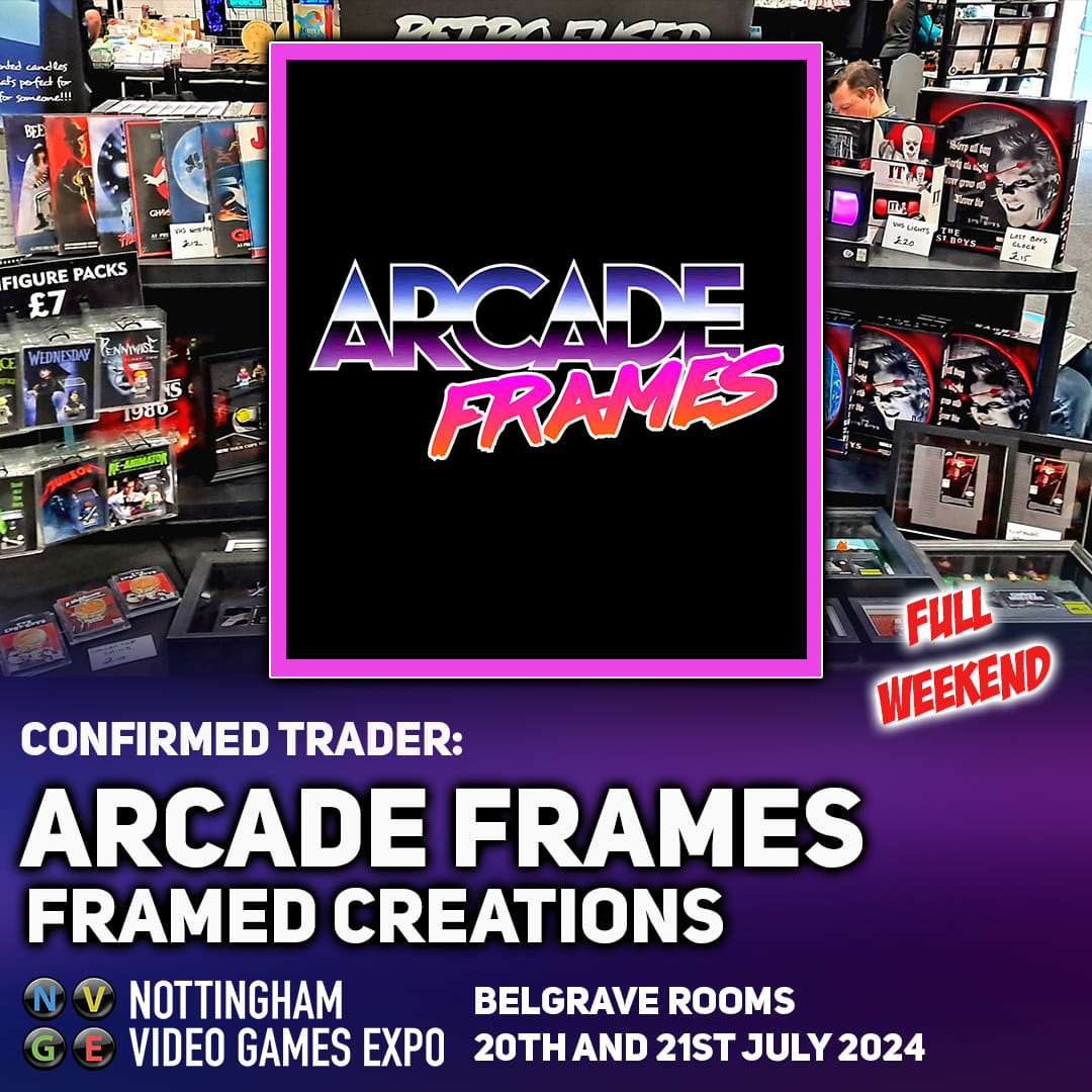 arcadeframes's tweet image. You can find us all weekend at the awesome @NottsVge! Great vibes at this event and some great attractions. Please swing by and say HEY!!
