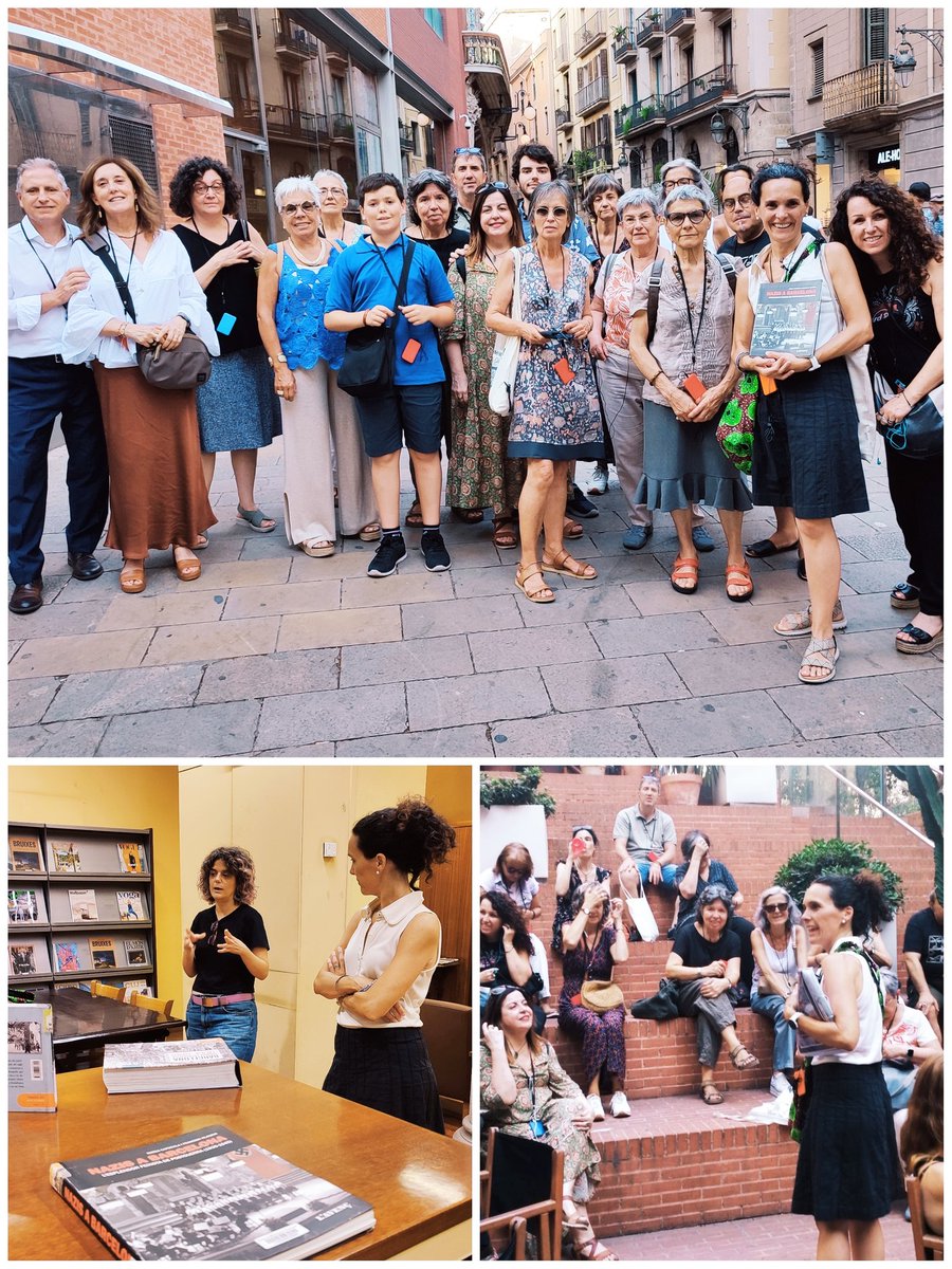 mireia_capcan's tweet photo. Itinerari exitós amb un grup fantàstic: #laBcnnazi
Tanquem el cicle de clubs de lectura i rutes històriques. 
Gràcies a @ElBornCCM @BibliotequesBCN @bcn_llibres @bibfbonnemaison @L_Avenc https://t.co/GxRkNDqPeK