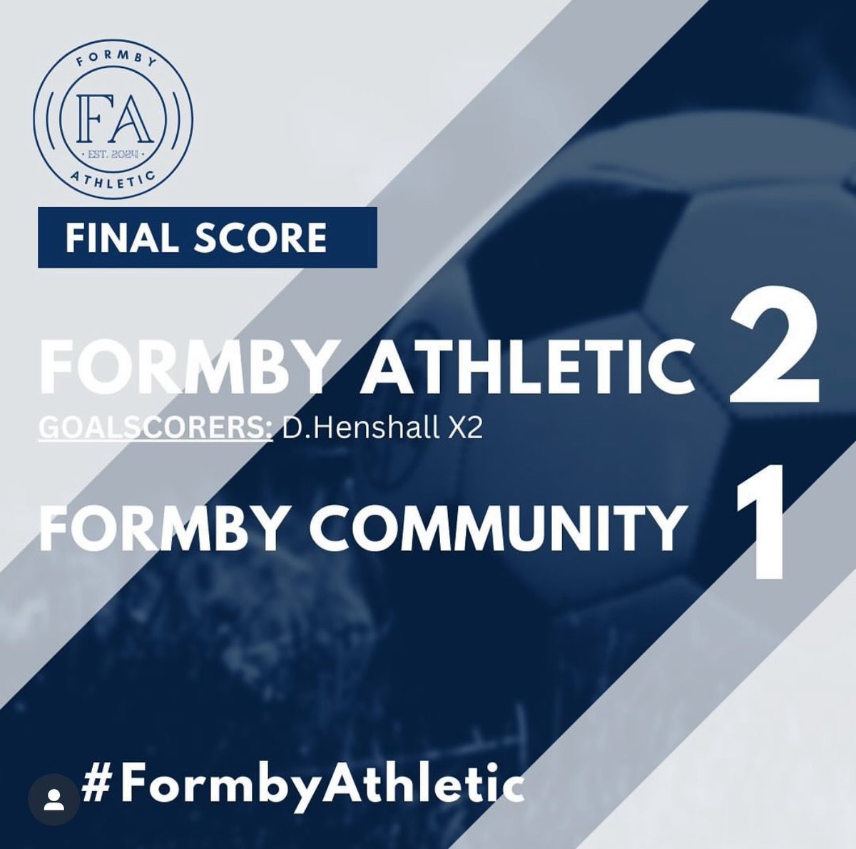 The boys were back in action in a well fought game last night resulting in a 2-1 win, that’s back to back wins for the lads. Shows that results come from putting in the hard graft! Roll on Sunday’s fixture, we go again!!