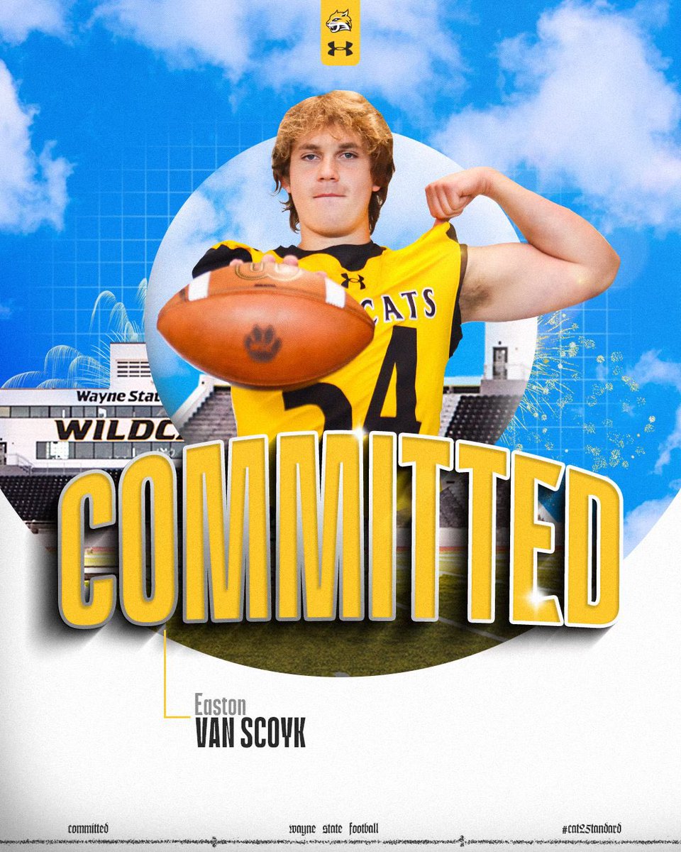 EastonVanScoyk1's tweet photo. 100% committed! Let’s work! 
@WayneStFootball https://t.co/f3WaIrCncQ