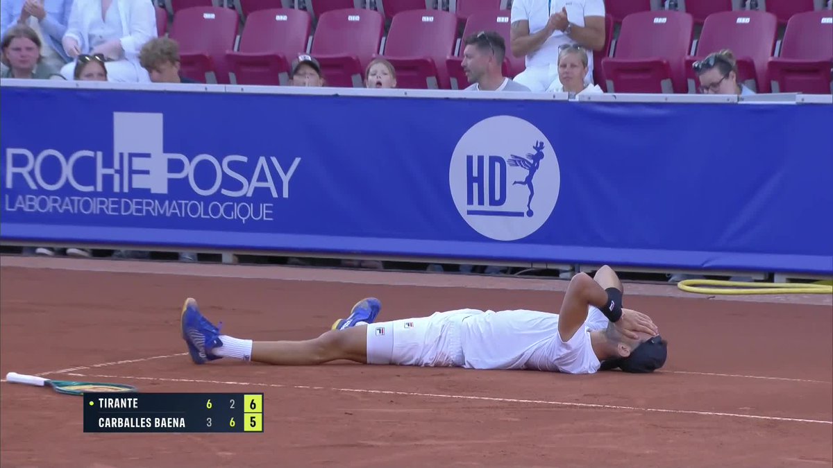 Primeras semis ATP para <a href="/TiranteThiago/">Thiago Tirante</a>. 🇦🇷👏

#Bastad