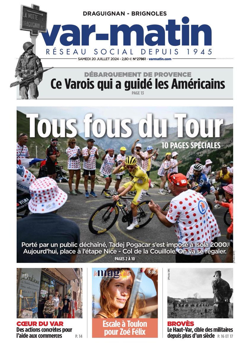 guilhemricavy's tweet photo. À lire ce samedi dans @Var_Matin https://t.co/HzOLZeaCKU