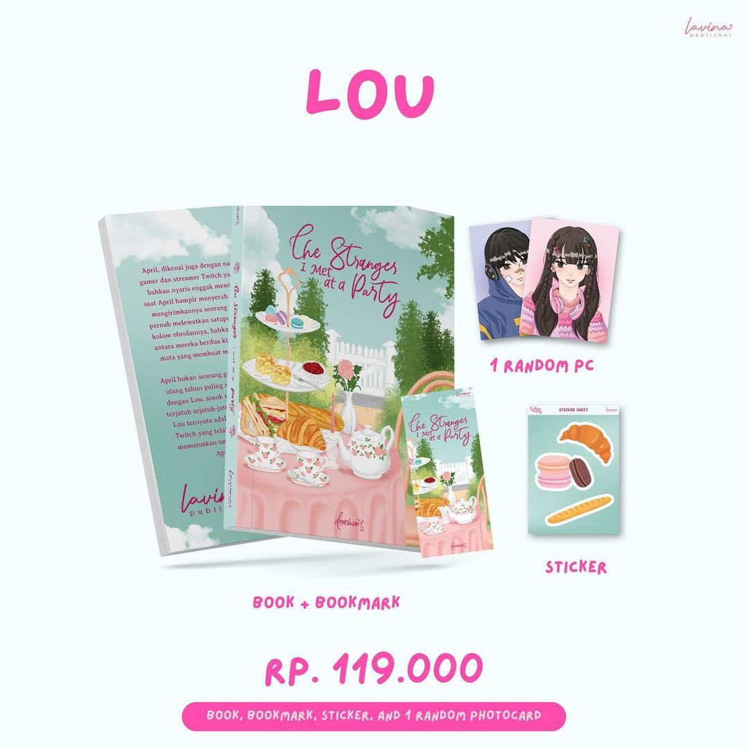 cloudyyskyygo's tweet photo. 🇲🇾 MY G.O | THE STRANGER I MET AT A PARTY BY @pomegranaute @LavinaPublisher
Paket ApriLou : RM 58
Paket Lou : RM 49
Paket April : RM 44
☁️ Exclude EMS & local postage (pay when ready ship to 🇲🇾)
Order here:
https://t.co/kDcdOi3XfT
Due: TBA
#ApriLou #novelau #autwitter https://t.co/Ke80F827V7