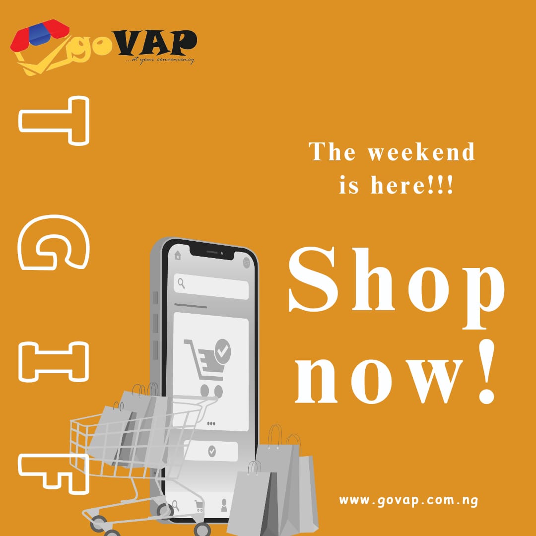 Thank God it's Friday!💥💥

While you and your friends are celebrating the weekend, spice it up by stocking up with goVAP!

Shop now and get ready for a fantastic weekend!

Visit ::: govap.com.ng

Happy Weekend, and Happy Stocking with goVAP!🥂🎉🎉