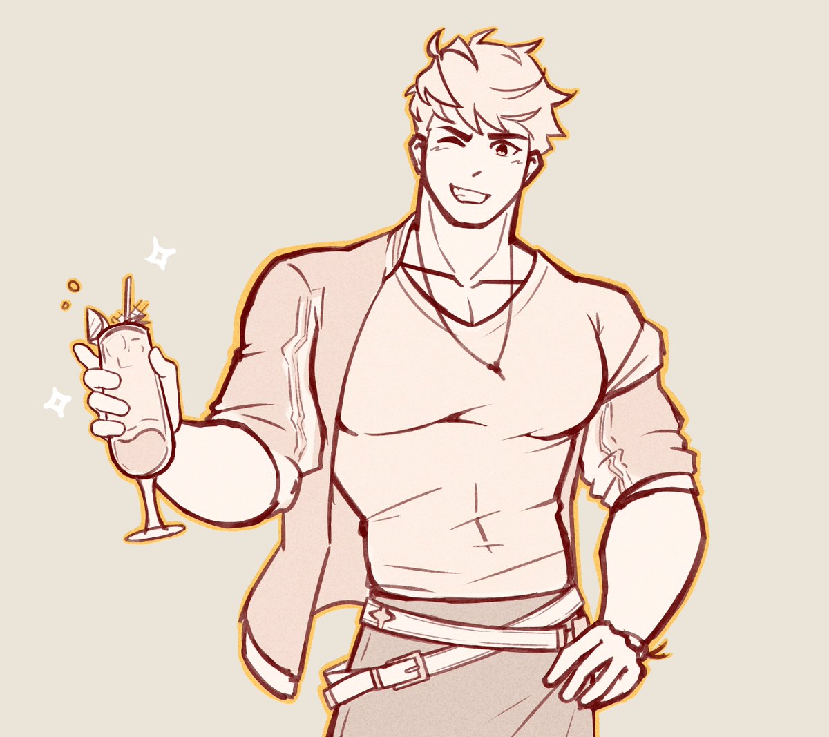 jonigiri_'s tweet photo. cafe vane sketch https://t.co/s3vxg5qM0L