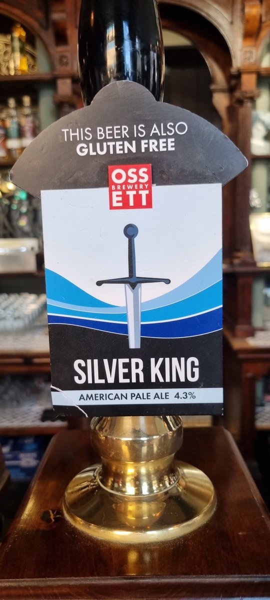 No gluten? No problem! 🍺 

We regularly have #GlutenFree #caskale and other bottled beers in stock. #OTB today we have Silver King from Ossett Brewery, a crisp, dry and fruity lager style beer ideal for warm summer days ☀️ 

#Properpub #realale #Liverpool #UKPub #UKPubs