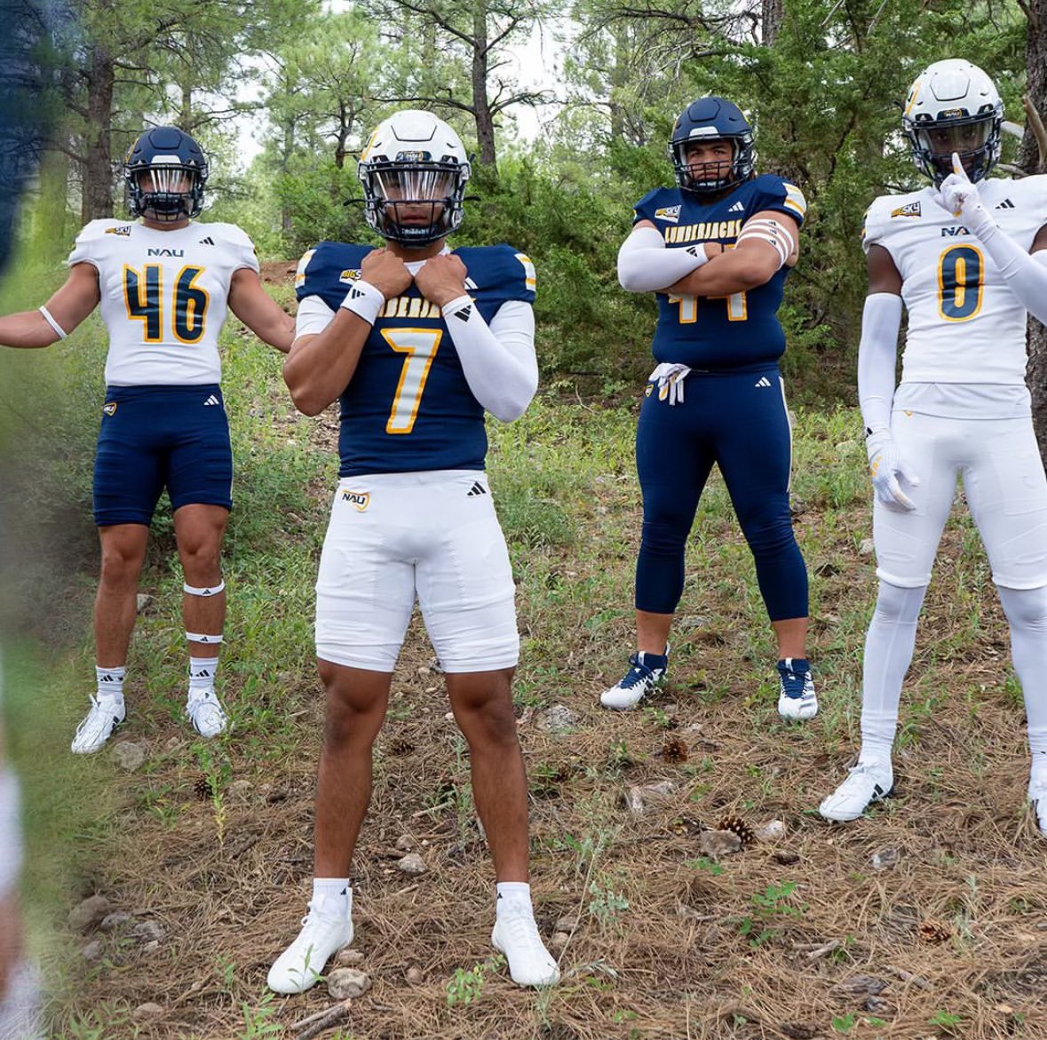 UNISWAG's tweet photo. New threads for @NAU_Football 

#uniswag https://t.co/4XqLzL2CJ9