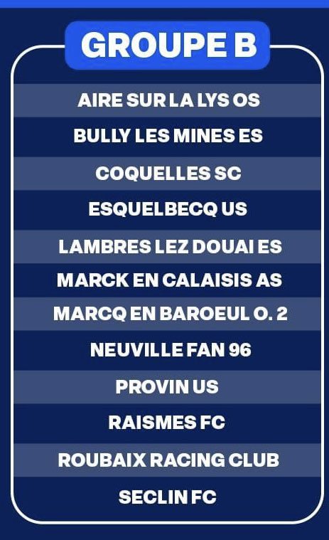 MarckFootball's tweet photo. Les groupes de la A et B 🔴⚪️ https://t.co/nZEkFmCi8D