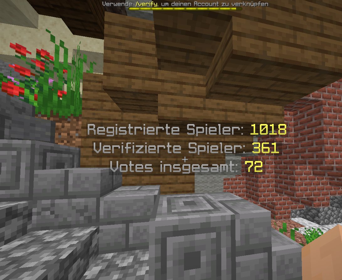 AscalterDE's tweet photo. Vielen Dank für die 1000 registrierten Spieler auf unserem Verify-Server. 😊
➡️ https://t.co/f9p5bEGjIL
#Minecraft #ascalter #MinecraftServer #discord https://t.co/M4MjMtIE4V