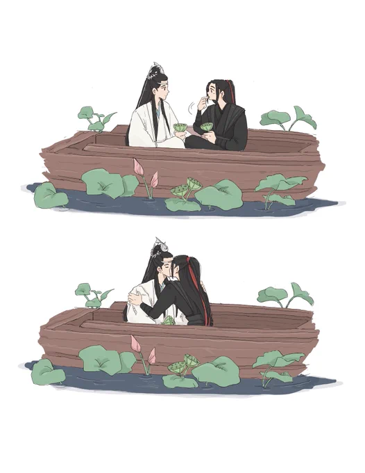 Lotus lake scene extended#theuntamed #mdzs #wangxian 