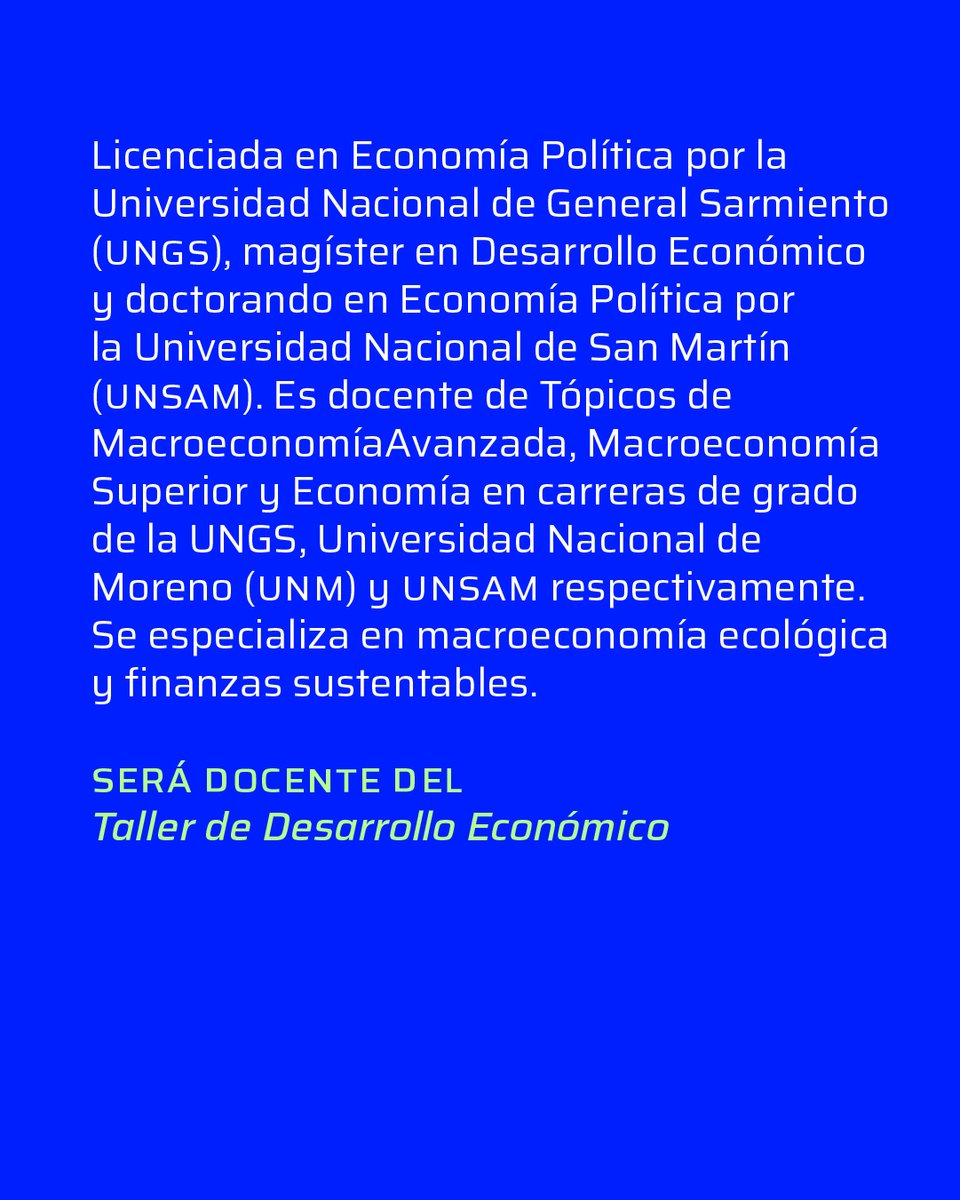 idaesoficial's tweet photo. ¡Ya llega la Escuela de Invierno organizada por
@MDE_CEED_DEP! ¿Querés saber un poco más? 
Te contamos sobre algunxs de lxs docentes que estarán participando: @nicoletoftum será docente del Taller de Desarrollo Económico 
+🔗 https://t.co/h7rId4Af0v https://t.co/4M7ZnXUTHB