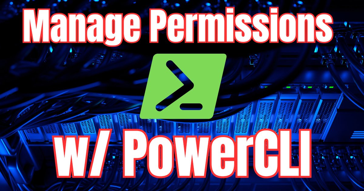 vspinmaster's tweet photo. How To Manage and Audit vSphere Permissions with PowerCLI #powershell #powercli #devops #automation #vspherepermissions #vsphereaudit #vmwareautomation #devopsskills https://t.co/mftbrFykhi https://t.co/Q5qrdxHiWG