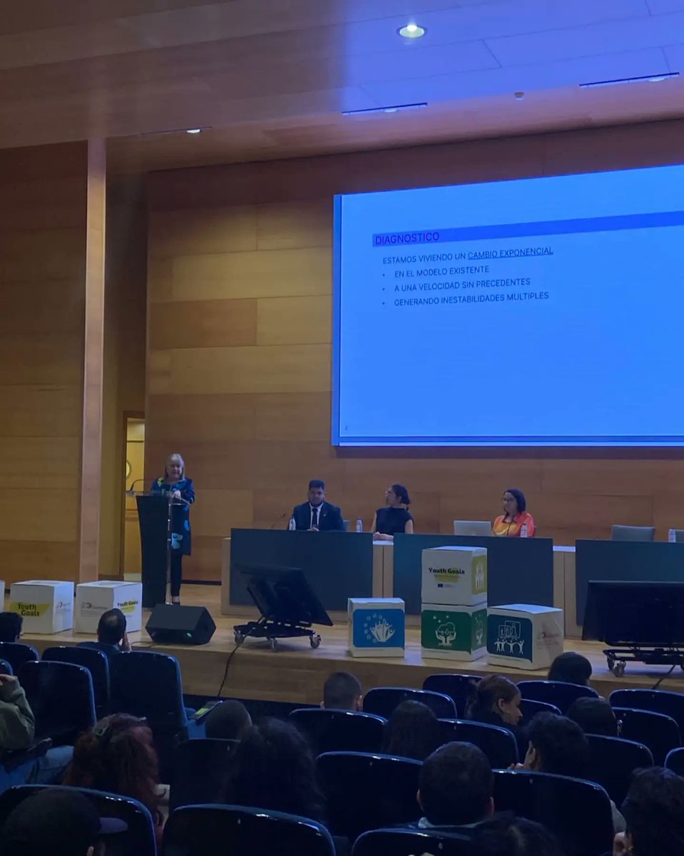 YouthGoalsRC's tweet photo. El 10 de abril tuvimos la oportunidad de realizar uno de nuestros diálogos estructurados con @SusanaMalcorra seguido de una ponencia sobre el uso de big data de parte de nuestras profesoras Ana Nieto y Nerea González en el campus Unamuno de la usal

¡Gracias por el espacio! https://t.co/EpInHM4afE