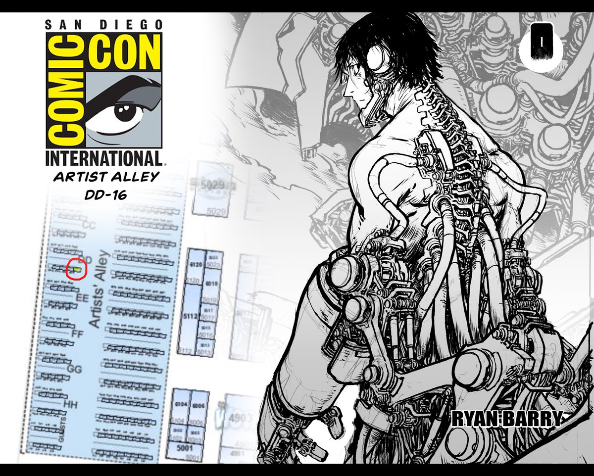 AT9monkeys's tweet photo. See you guys next week at Comic Con :) 
I will be debuting issue 0 of my little comic HOGWEED. 
Also dropping the Knight mecha sticker(from HOGWEED) and Iron Man mrk V sticker! 
Looking forward to seeing you guys there! 
#draw #drawing #brush #mech #robot #comic #manga #comiccon https://t.co/pRZsc3RtAu