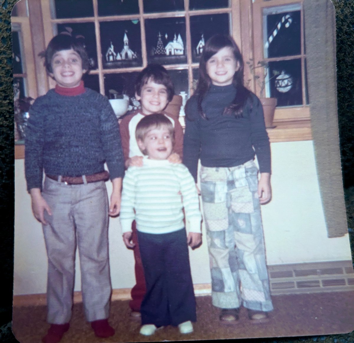 Doreen_B22's tweet photo. Jan 1976. Gotta love the clothes. Andy before his big surgery at Boston Children's. So he was always blue/purple. https://t.co/DRdIPFuuMf