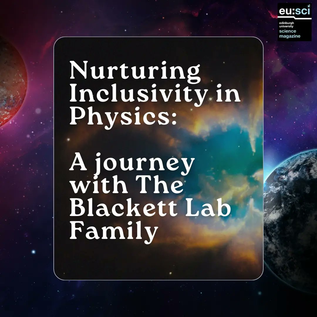 eusci's tweet image. 🌠 Join Kaela Albert on a journey with @blackettlabfam exploring their incredible work in creating a sense of belonging for underrepresented groups and making science accessible to everyone. 🌟🌌

📖Get your copy of #Issue32, read online, or listen to the read-out. 🔗 in bio!