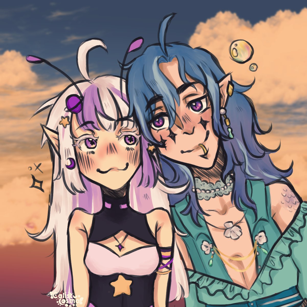 CalistoCosmo's tweet photo. #MerMade #StarryBugs

The Pretty Pearl showing the Silly Bug the pretty Summer Night Skies✨ https://t.co/1XFRMkd2l9