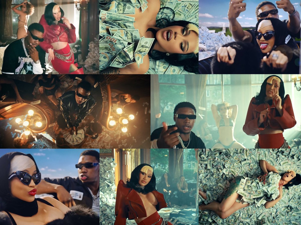 UpdatingCB2's tweet photo. Cardi B &amp; Rob49 for “On Dat Money” music video (OUT NOW) https://t.co/vvxmia4eyC
