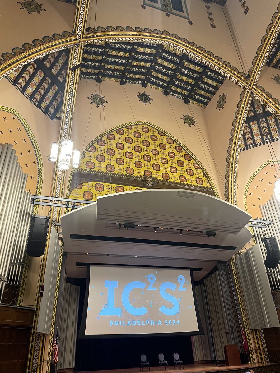 I am really enjoying #IC2S2. Except the air conditioning 😂 Great people, inspiring ideas and definitely a lot of methods 😵‍💫 <a href="/IC2S2/">IC2S2</a>