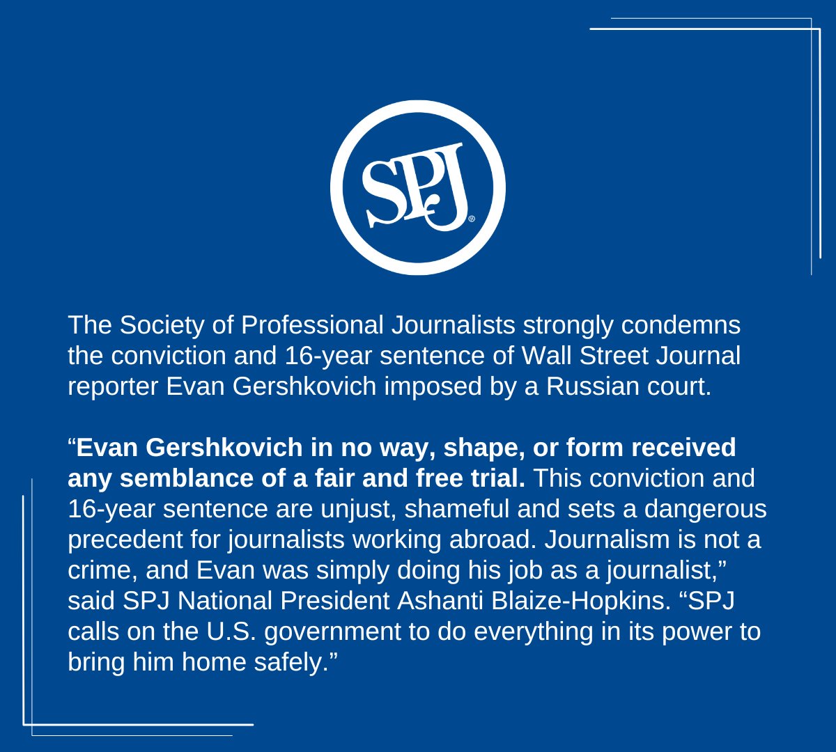 Society of Professional Journalists tweet media