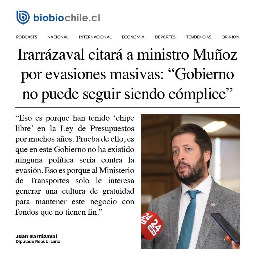 Diputado Juan Irarrázaval 🖐️🇨🇱 tweet media