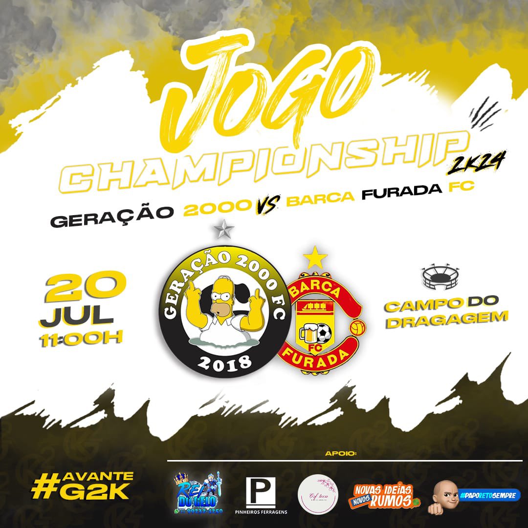 Sem muito papo, amanhã é dia!!
#avanteG2K #pelosnossos