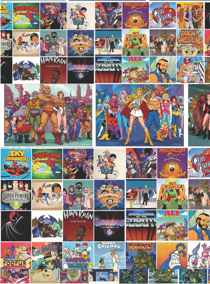 RealToonmag's tweet photo. How many of these shows that I worked on over the years do you remember? https://t.co/VQqPSeQVTy