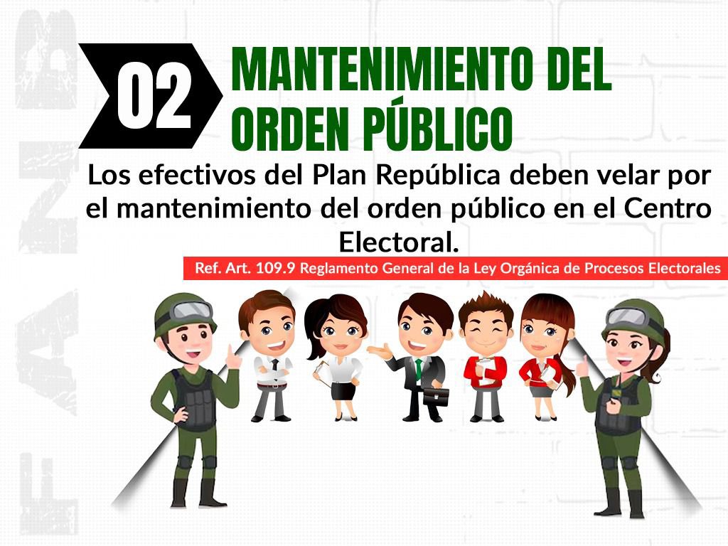 🔁 RT || GJ. <a href="/dhernandezlarez/">GJ. Domingo Hernández Lárez</a>: Del Reglamento General de la Ley Orgánica de Procesos Electorales. 
Artículo 109-9 Mantenimiento del Orden Interno