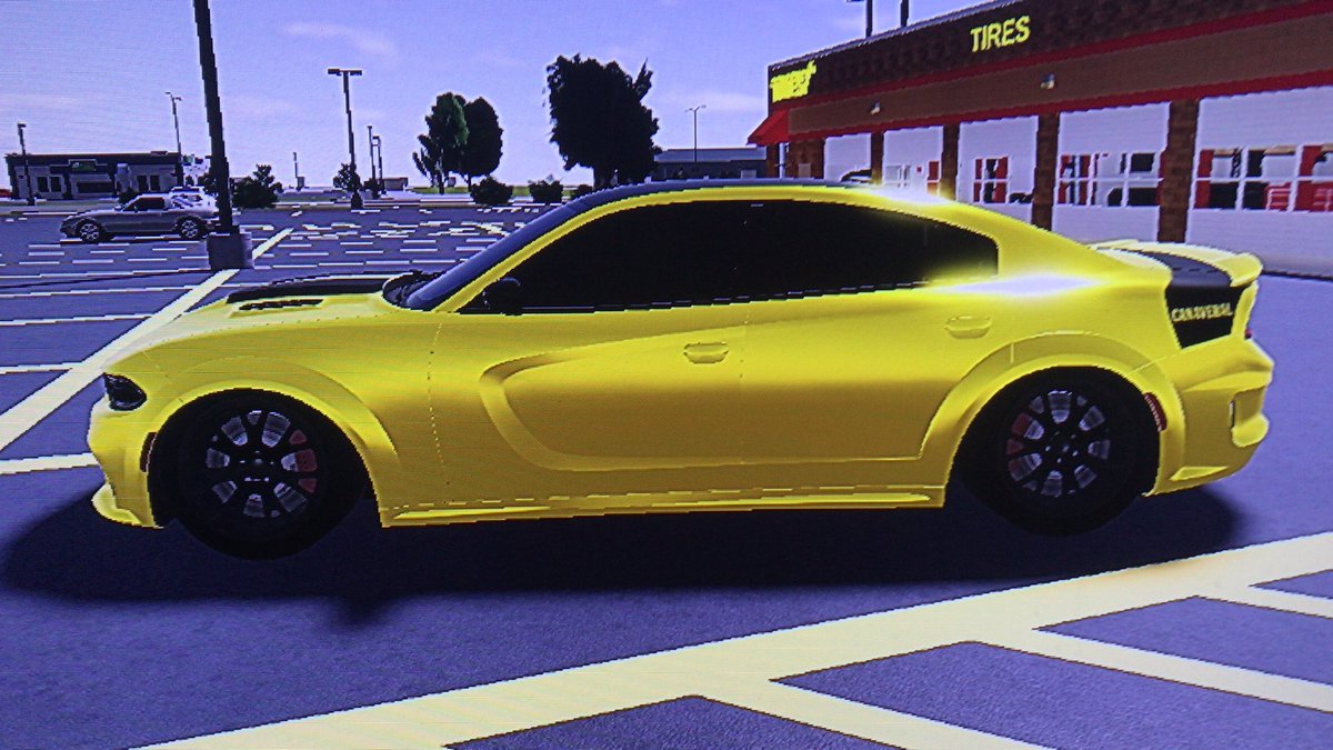 KingWolfRich1's tweet photo. Dodge Charger HellCat Daytona SRT Remodel Yoo!!! GoldYellow That’s Color Together #RobloxGreenville #DodgeChargerHellcatDaytonaSrt #Roblox #MoporNoCars #ReModel #GoldYellow https://t.co/GEoxYmmC36