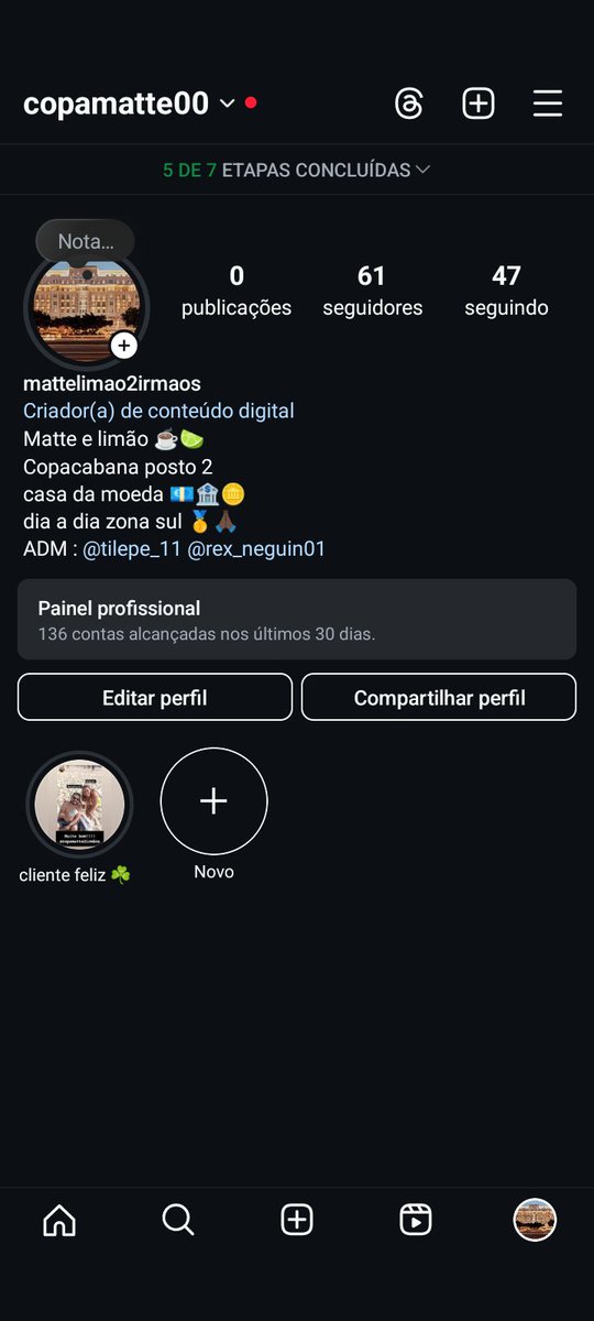 Segui lá tropa e compartilha o perfil da uma força no trabalho dos amigos 🚀☕🍋‍🟩