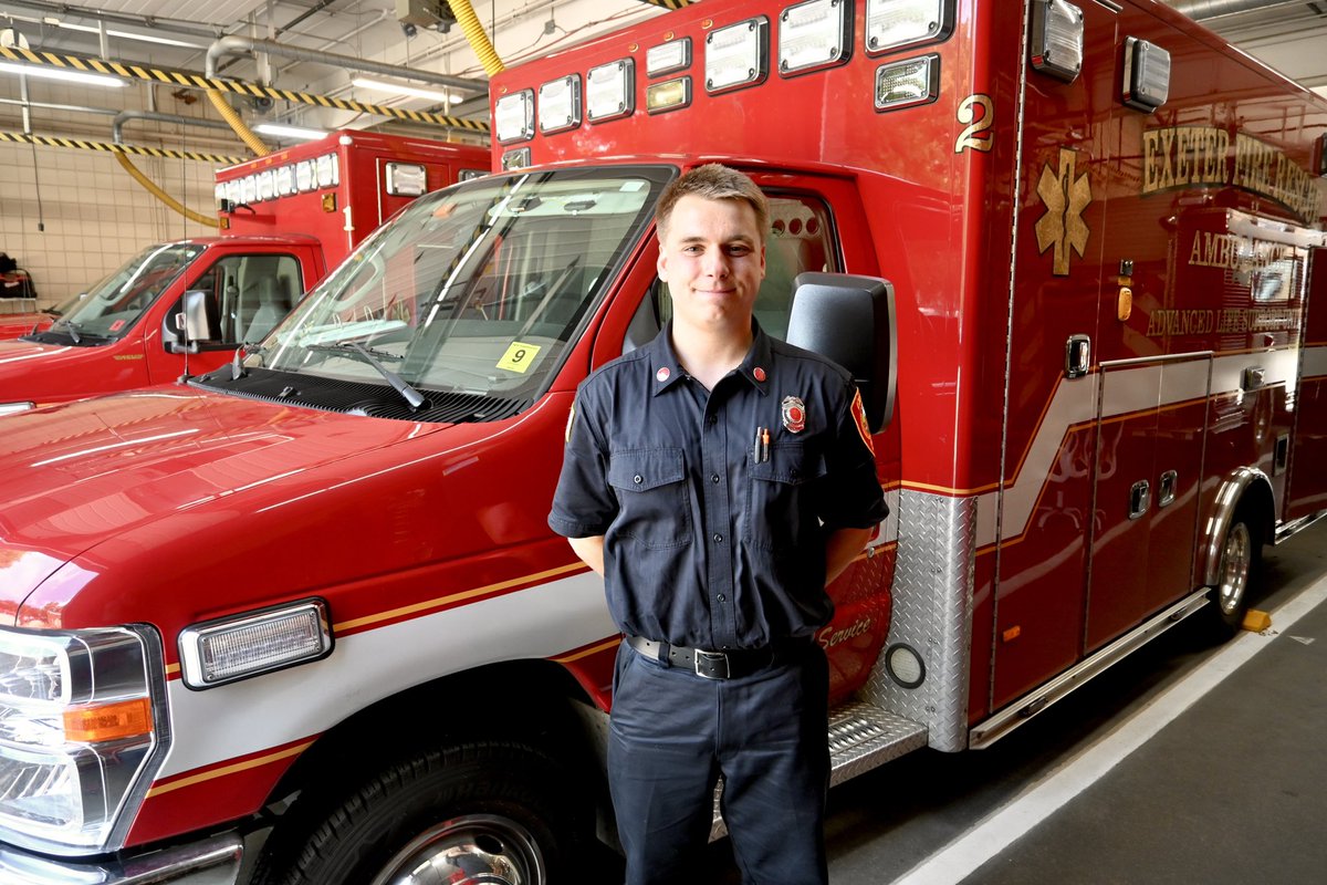 Please welcome our newest member, Ryan Meisenbacher! He’s joining us as a paramedic, and will soon attend the NH Fire Academy to earn his certifications to become a firefighter. We look forward to working with him and offering our guidance as he continues on his journey.