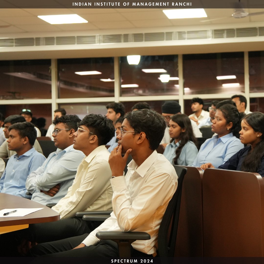 IIMRanchi_Off's tweet photo. IIM Ranchi is honored to welcome Vaibhav Bansal from the batch of 2011-13 as the guest speaker for Spectrum 2024, a specialized alumni interaction series featuring domain-specific experts.
#IIMRanchi #iim #15YearsOfExperience #Spectrum #SalesAndMarketing https://t.co/ShyDz9zpft