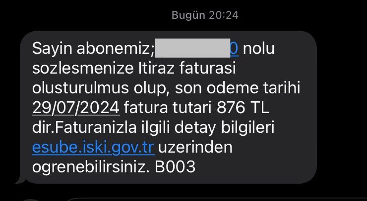 İbrahim Aslan (@ibrahimassllan) on Twitter photo İski’ye yaptığım ücret itirazı için gelip sayaç’ı kontrol ettiler düzeltme faturası olarak gelen sms paylaşıyorum. Revize edilen fatura 876 TL dir. Takdiri yetkililere bırakıyorum. <a href="/ekrem_imamoglu/">Ekrem İmamoğlu</a> <a href="/ticaret/">T.C. Ticaret Bakanlığı</a> <a href="/SafakBasa/">Doç. Dr. Şafak Başa</a> <a href="/iski_destek/">İSKİ Destek</a> <a href="/IBBcozummerkezi/">İBB Çözüm Merkezi</a> <a href="/okuSalar/">🇹🇷 TC.tarih</a> İski’ye yaptığım ücret itirazı için gelip sayaç’ı kontrol ettiler düzeltme faturası olarak gelen sms paylaşıyorum. Revize edilen fatura 876 TL dir. Takdiri yetkililere bırakıyorum. <a href="/ekrem_imamoglu/">Ekrem İmamoğlu</a> <a href="/ticaret/">T.C. Ticaret Bakanlığı</a> <a href="/SafakBasa/">Doç. Dr. Şafak Başa</a> <a href="/iski_destek/">İSKİ Destek</a> <a href="/IBBcozummerkezi/">İBB Çözüm Merkezi</a> <a href="/okuSalar/">🇹🇷 TC.tarih</a>