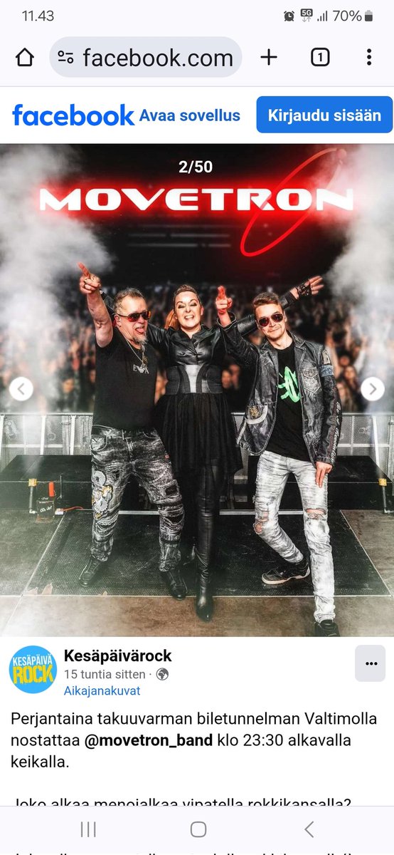 harrilaakkonen1's tweet photo. Tänään vähä kotimaista ysäriä! 😎 #valtimonkesäpäivärock #Movetron #ysäri https://t.co/7zBFE27QJB