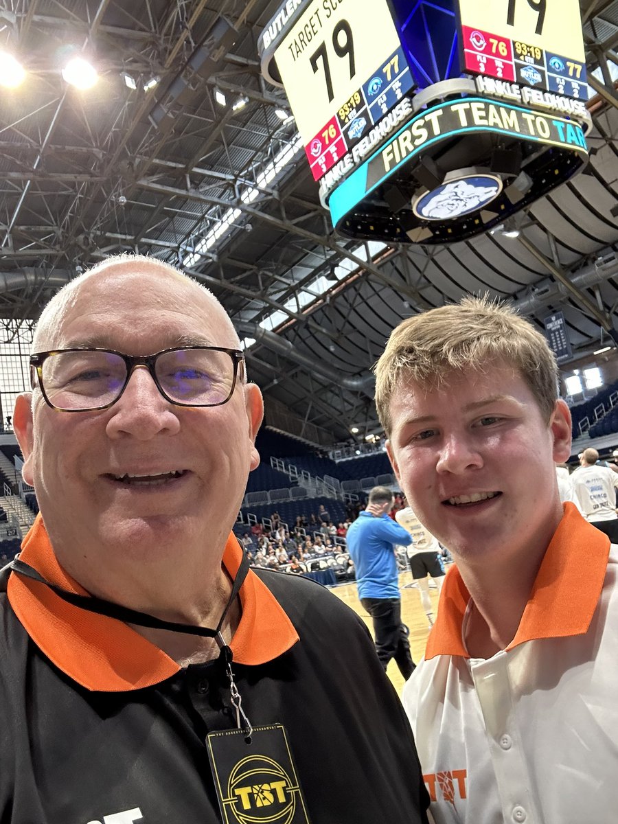 Working <a href="/thetournament/">TBT</a> with Grandson of Butler HOFer Bill Lynch.