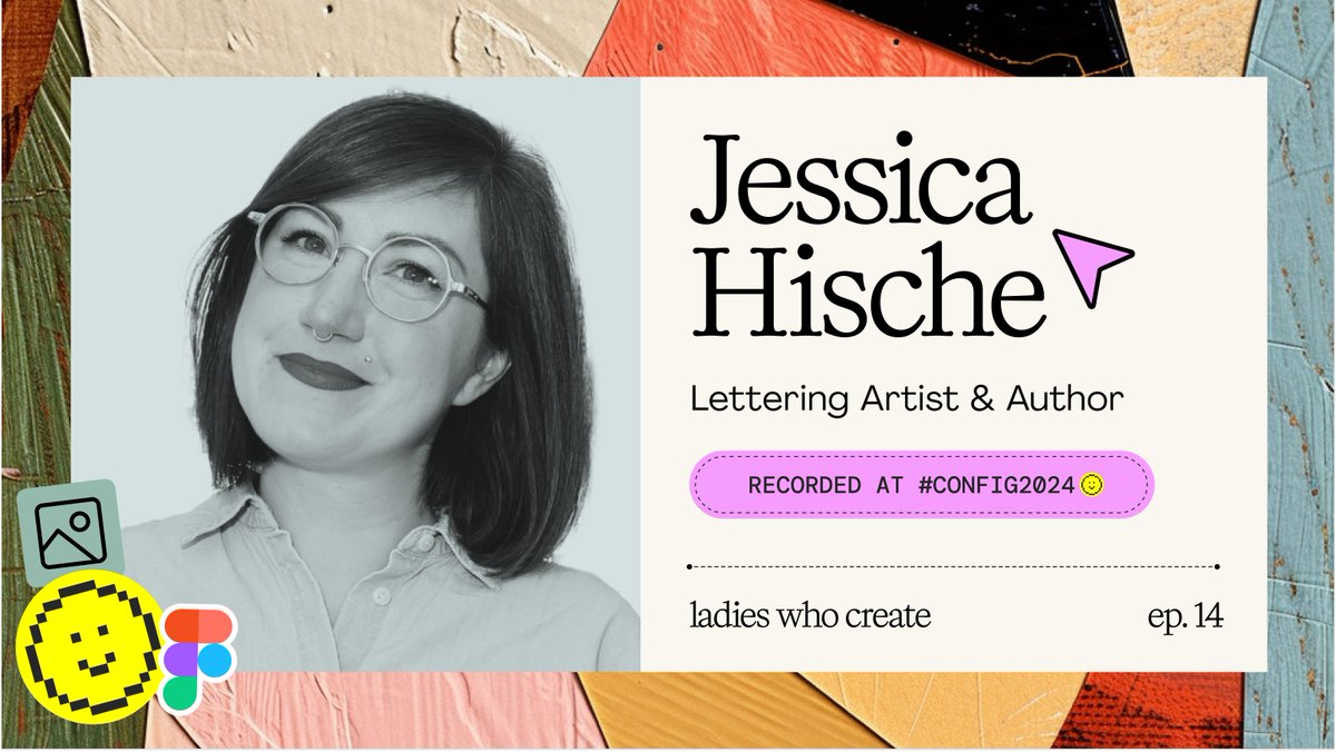 Episode 1⃣4⃣ [and our season finale] is live!

In this special episode, we speak with the imitable Jessica Hische (<a href="/jessicahische/">Jessica Hische</a>), lettering artist &amp; best-selling author. Recorded live from <a href="/figma/">Figma</a>'s #Config2024!

In this episode, we discuss:

🌟 The Art of Public Speaking
🌟