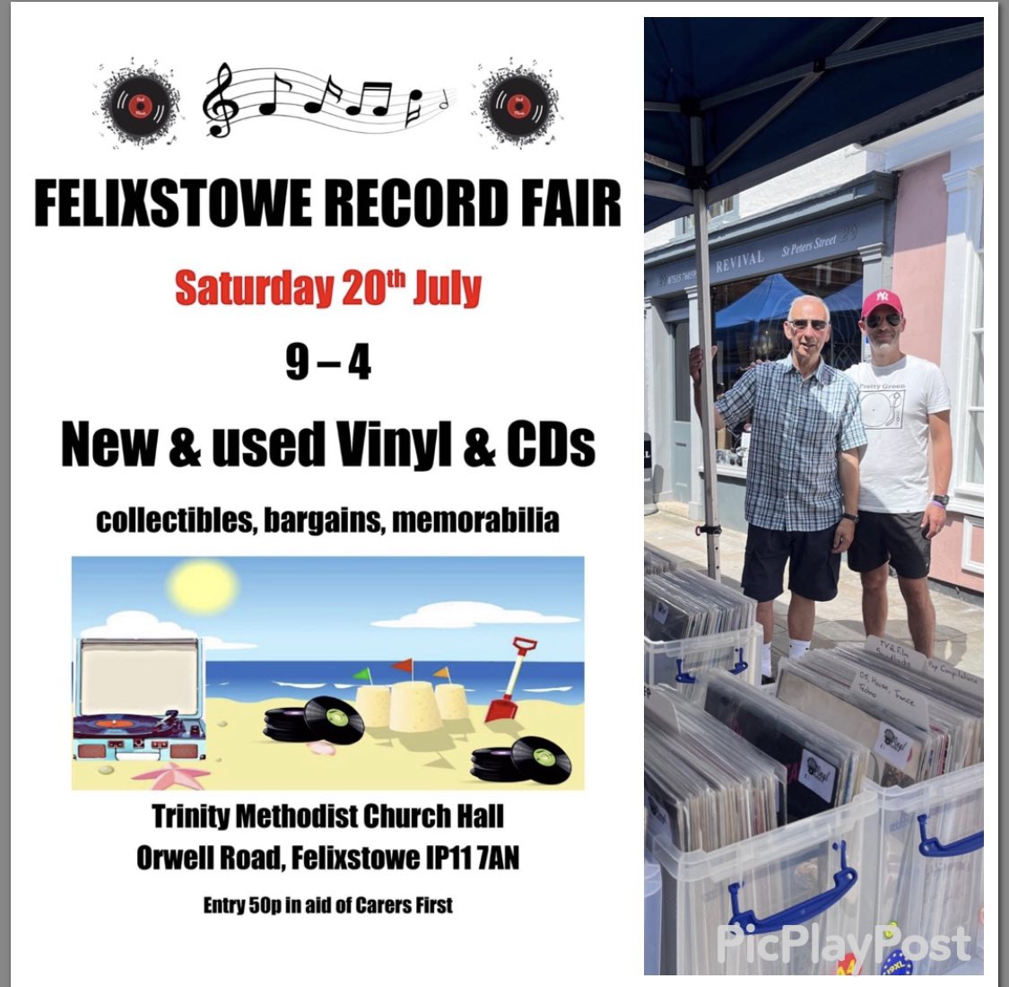 Stigmeisterfunk's tweet photo. Anyone who loves Vinyl Records, CD, and even cassette tapes😳. Do pop down and see us in Felixstowe tomorrow🙌🏻. Will be a top day at the seaside🏖️🎸 #vinyl #records #felixstowe https://t.co/lrV5s0CPdB
