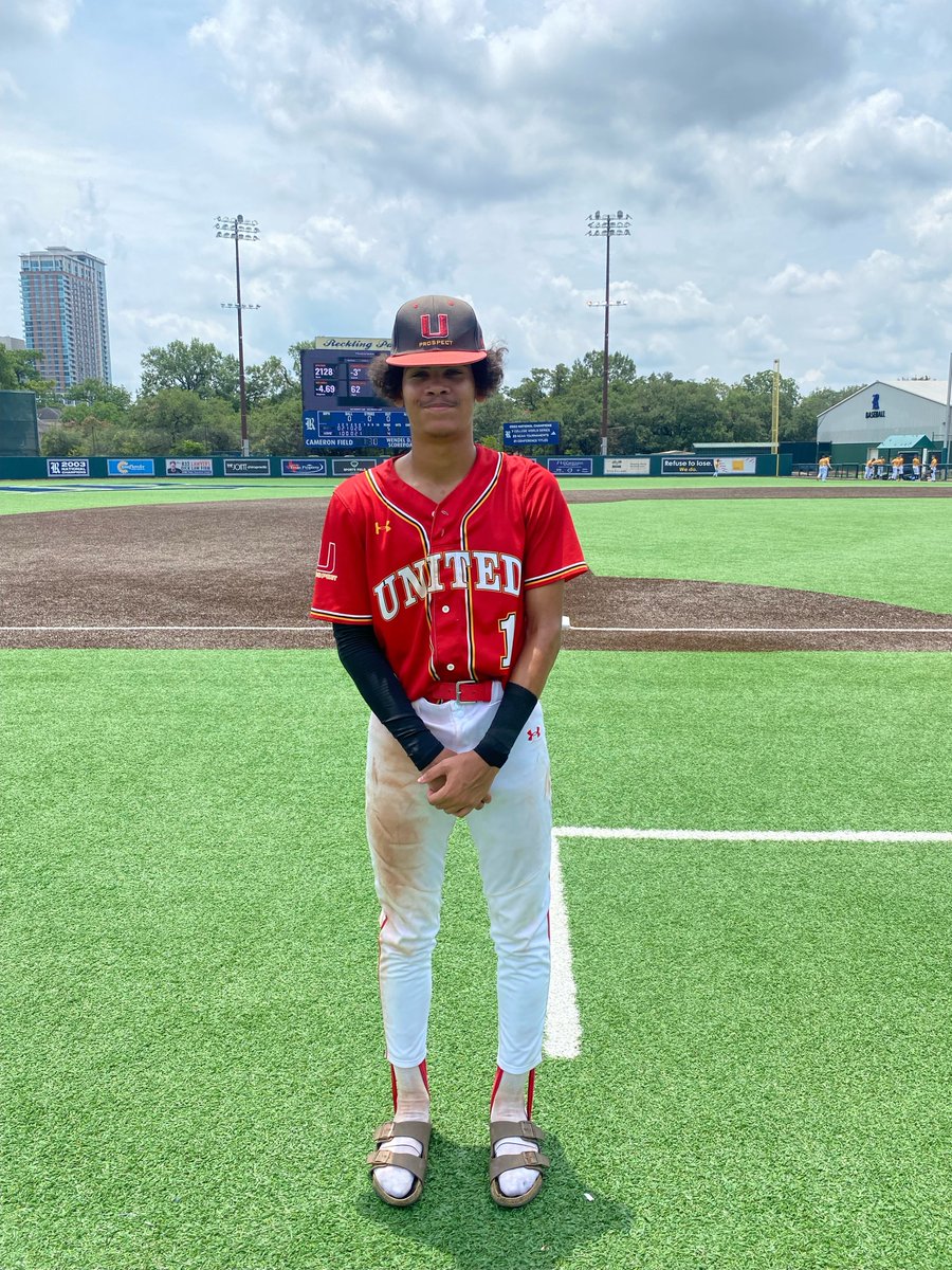 F: <a href="/ProspectU_HTX/">Prospect U Houston</a> 17U E. Fisher 5, Texas Angels 2025 Sauceda 4
PoG: <a href="/MikeySharp2024/">Mikey Sharp2025</a> 5 IP, 6K, 2H, 3R
Hitter: <a href="/GageChambers8/">Gage Chambers</a> 1-2, 2B, RBI
Notable: <a href="/JBanasik2026/">Joseph Banasik lll C/O 2026</a> 1-3, 3B, RBI
<a href="/EliHolseth/">Eli.Holseth</a> 1-3, 2B, R, RBI
Giovanni Cosma 1-2, RBI