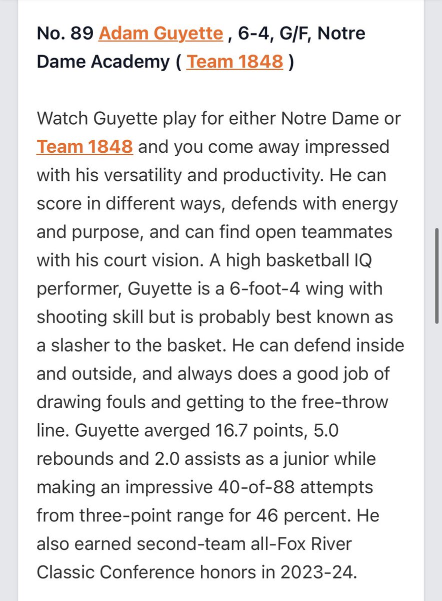 Adam Guyette (@guyette_adam) on Twitter photo Thank you for the write up. Looking forward to the last AAU tournament with my Wisconsin Blizzard teammates!
<a href="/WisBBYearbook/">Mark Miller</a> <a href="/PrepHoops_WI/">Prep Hoops Wisconsin</a> <a href="/WIBlizzard2025/">WI Blizzard (Borowicz) 2025</a> Thank you for the write up. Looking forward to the last AAU tournament with my Wisconsin Blizzard teammates!
<a href="/WisBBYearbook/">Mark Miller</a> <a href="/PrepHoops_WI/">Prep Hoops Wisconsin</a> <a href="/WIBlizzard2025/">WI Blizzard (Borowicz) 2025</a>