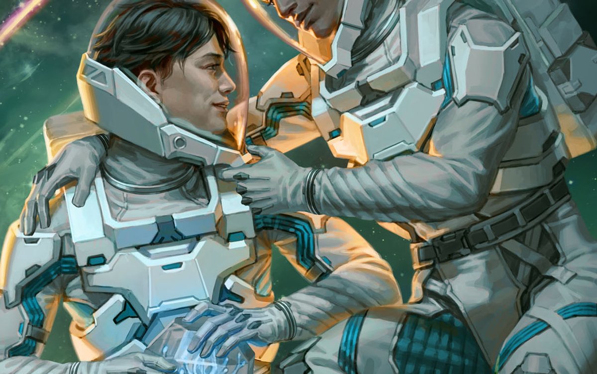 Here's a little preview of something I've been working on for <a href="/Nova_Mali/">Nova and Mali</a>'s A Hitchhiker's Guide to Art History!  

If you like pulpy scifi art definitely check it out!