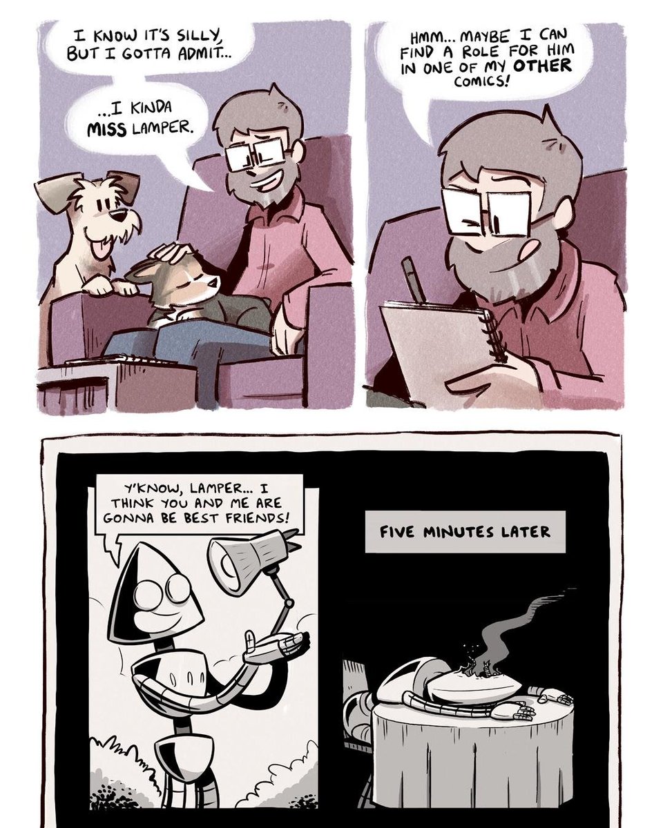 Lamper, no! Bad Lamper! 