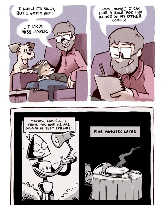 Lamper, no! Bad Lamper! 