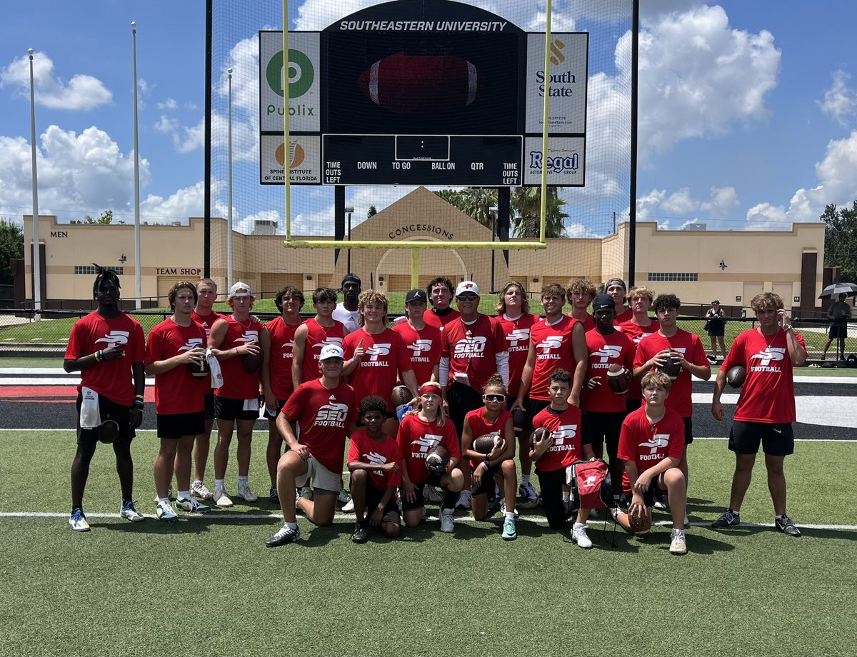 Coach Mike Canales (@coachcanales) on Twitter photo Good work by these young men looking to get better today here at SEU Camps Session 1. #QBsWork <a href="/SEUFireFootball/">Southeastern Football</a> <a href="/FireAthletics/">SEU Athletics</a> 🏈🏈🏈🔥🔥🔥💯💯💯 Good work by these young men looking to get better today here at SEU Camps Session 1. #QBsWork <a href="/SEUFireFootball/">Southeastern Football</a> <a href="/FireAthletics/">SEU Athletics</a> 🏈🏈🏈🔥🔥🔥💯💯💯