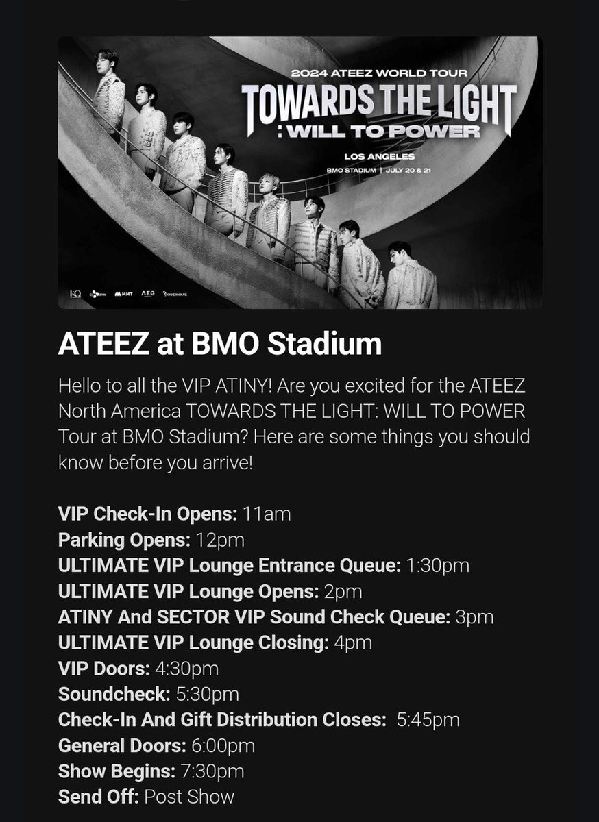 ateezconcerts's tweet image. ultimate vip for bmo stadium is a lounge! 

nothing about food or drinks but yeah 😅

#ATEEZinLA #ATEEZWORLDTOUR2024 #TowardsTheLight