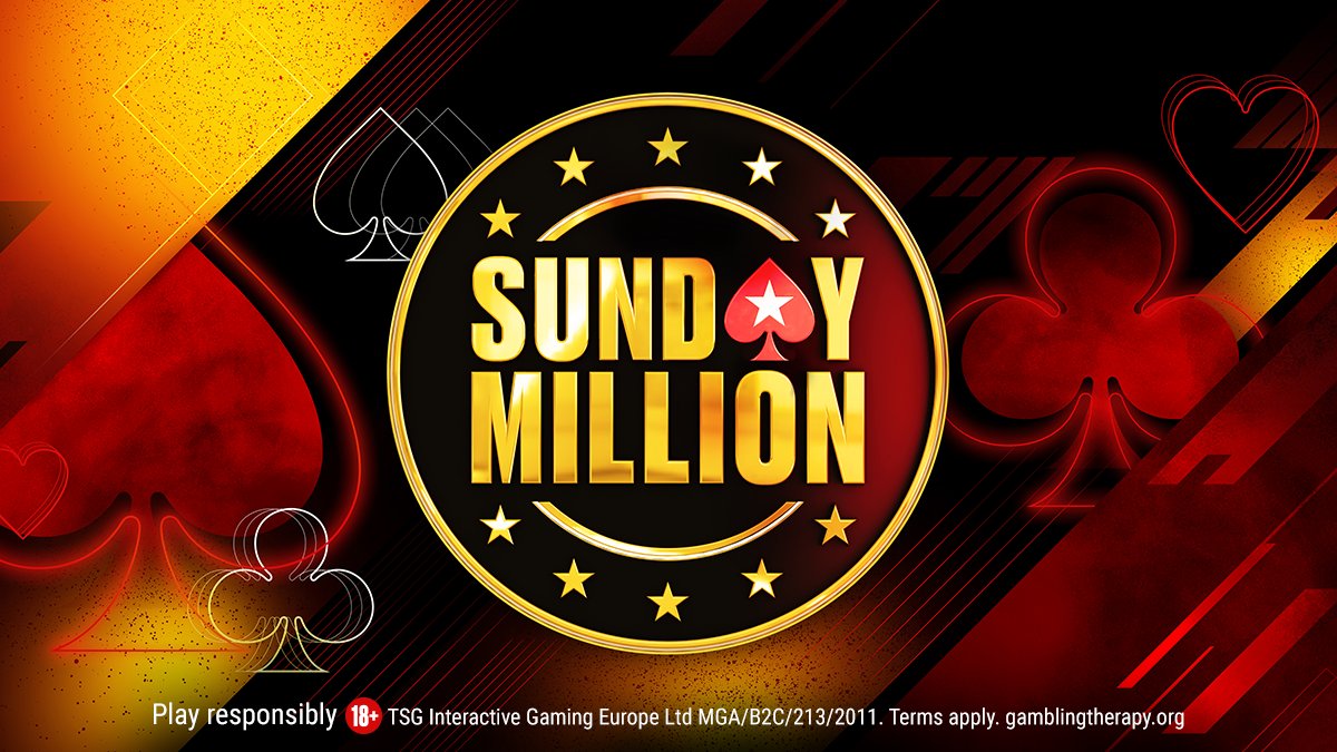 PokerStars's tweet image. ⚠️One $109 Sunday Million ticket and ten $11 satellite tickets to be won ⚠️ 

Predict the suit of the river card on the final hand of this week's Sunday Million. 

Reply with [Stars ID] + #FridayGiveaway by 18:00 CET, Sun

T&amp;amp;Cs: psta.rs/TCsGL