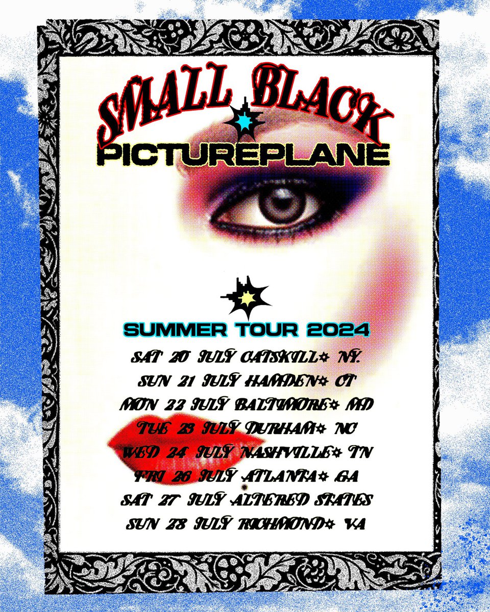 . <a href="/pictureplane/">🪄PICTUREPLANE🌙</a> is heading out on an East Coast tour with <a href="/SmallBlk/">Small Black</a> tomorrow. Grab your tickets! 🎫