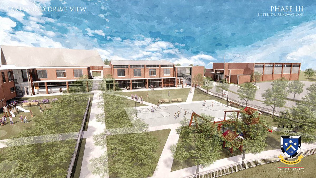 csdgtn's tweet photo. CSDG is proud to provide civil engineering services to St. Joseph Church &amp; School for phased campus improvements. Currently in progress, we are excited for this growing community! @BauerAskewArch #NashvilleTN #educationaldesign #civilengineering #CSDGTN https://t.co/37pn6tJeSr