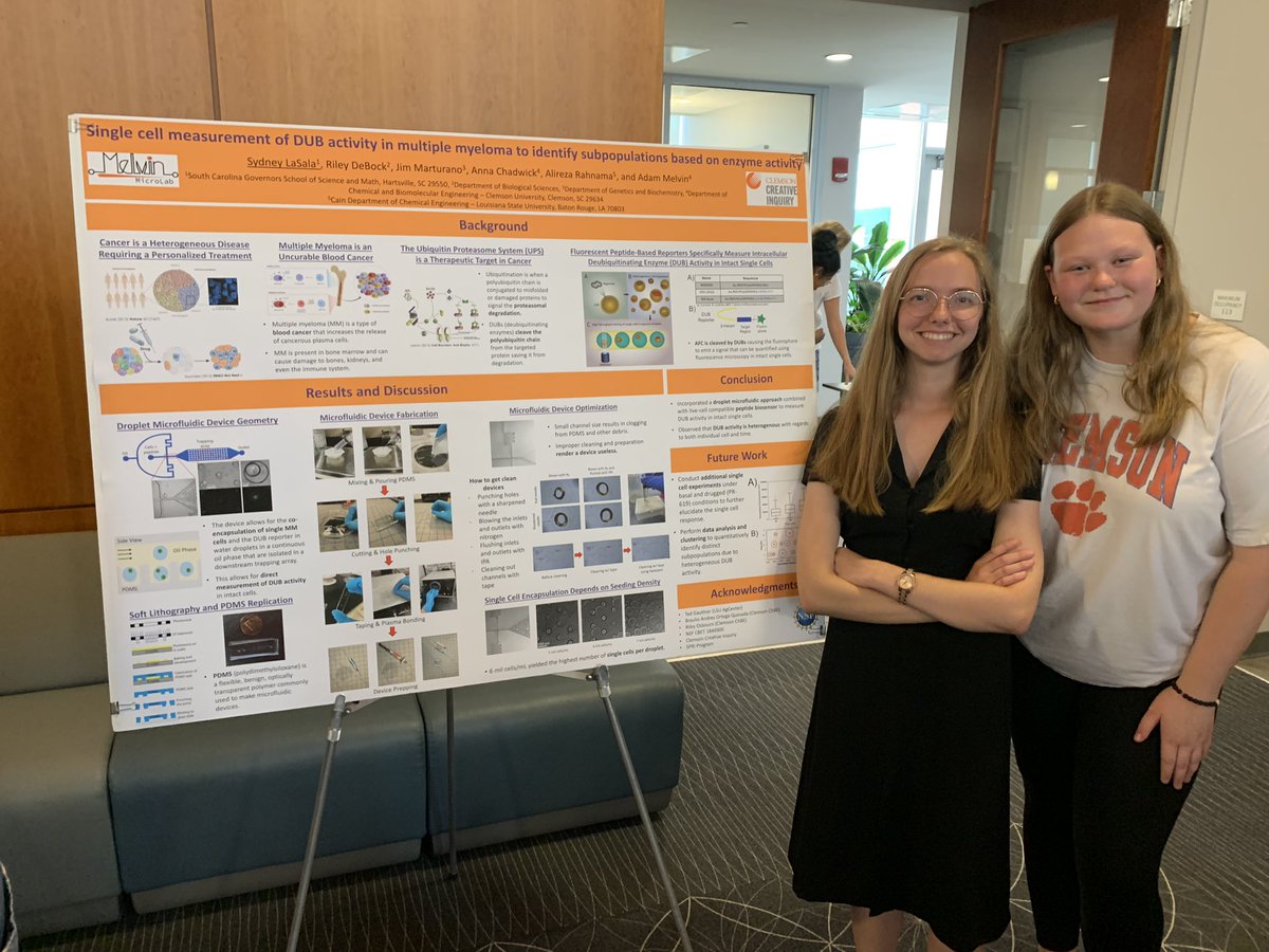 Our summer SPRI students Grace, Audrey, and Sydney did an amazing job presenting all their hard work from this summer. They were joined by their proud mentors Braulio, Erica, and Riley. It’s been a great summer!