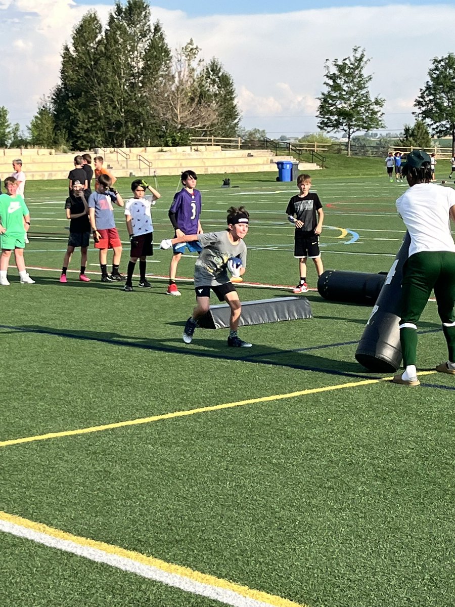 bvp4mvp's tweet photo. Awesome football camp put on by Elite Youth Sports and @TheGGGuard! Kids worked hard, learned a lot, and had a ton of fun. @CSUFootball players we great! @jacksonb2023 @iamjamariperson Justin Marshall, Tanner Morley, and Jordan Williams were fantastic 👏🏻
Go Rams! 🐏 https://t.co/shRFzAaQTq